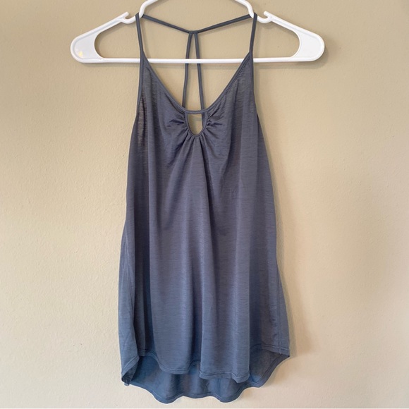 Lululemon Tighten Up Tank Sea Steel Green Flowy Comfy Tank Top Athletic Sport - Picture 7 of 9